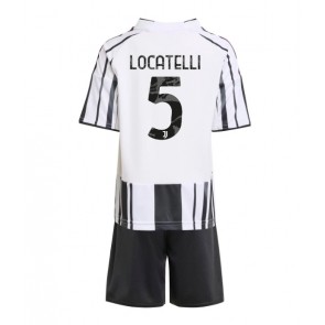 Juventus Manuel Locatelli #5 Hjemmebanetrøje Børn 2025-26 Kortærmet (+ Korte bukser)